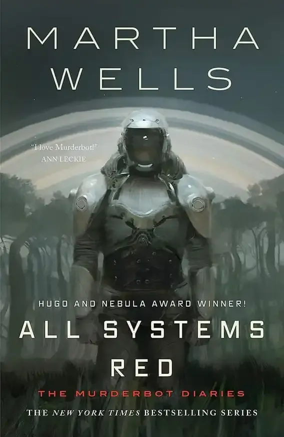 All Systems Red book cover featuring a robot.